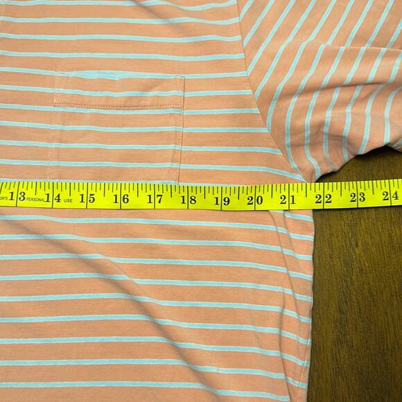 Peter Millar Men’s Polo Striped Soft Short Sleeve Size Medium‎ - Picture 6 of 7